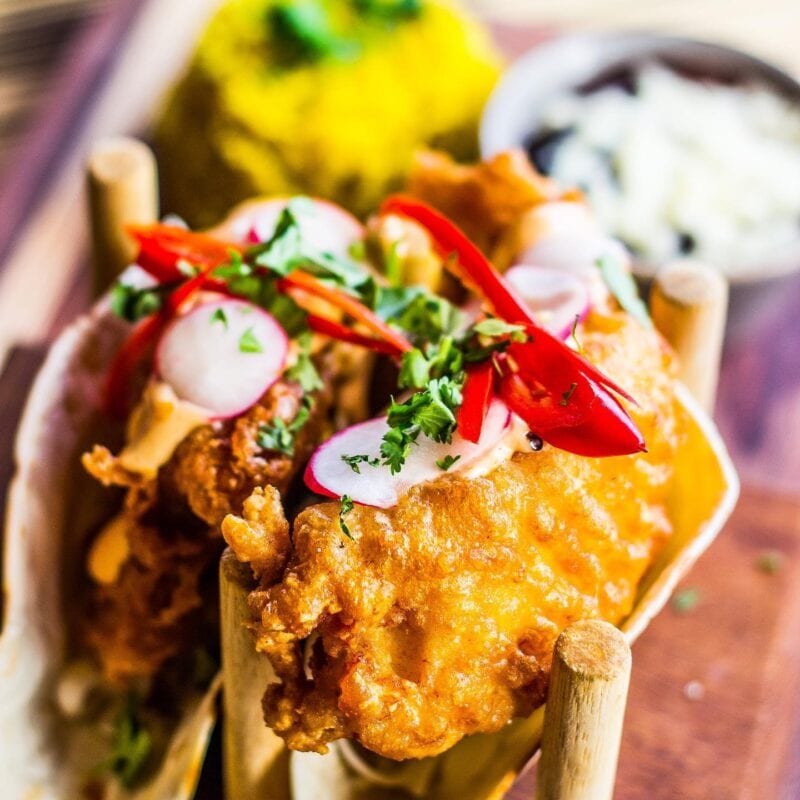 Cuisine mexicaine servie dans un dôme