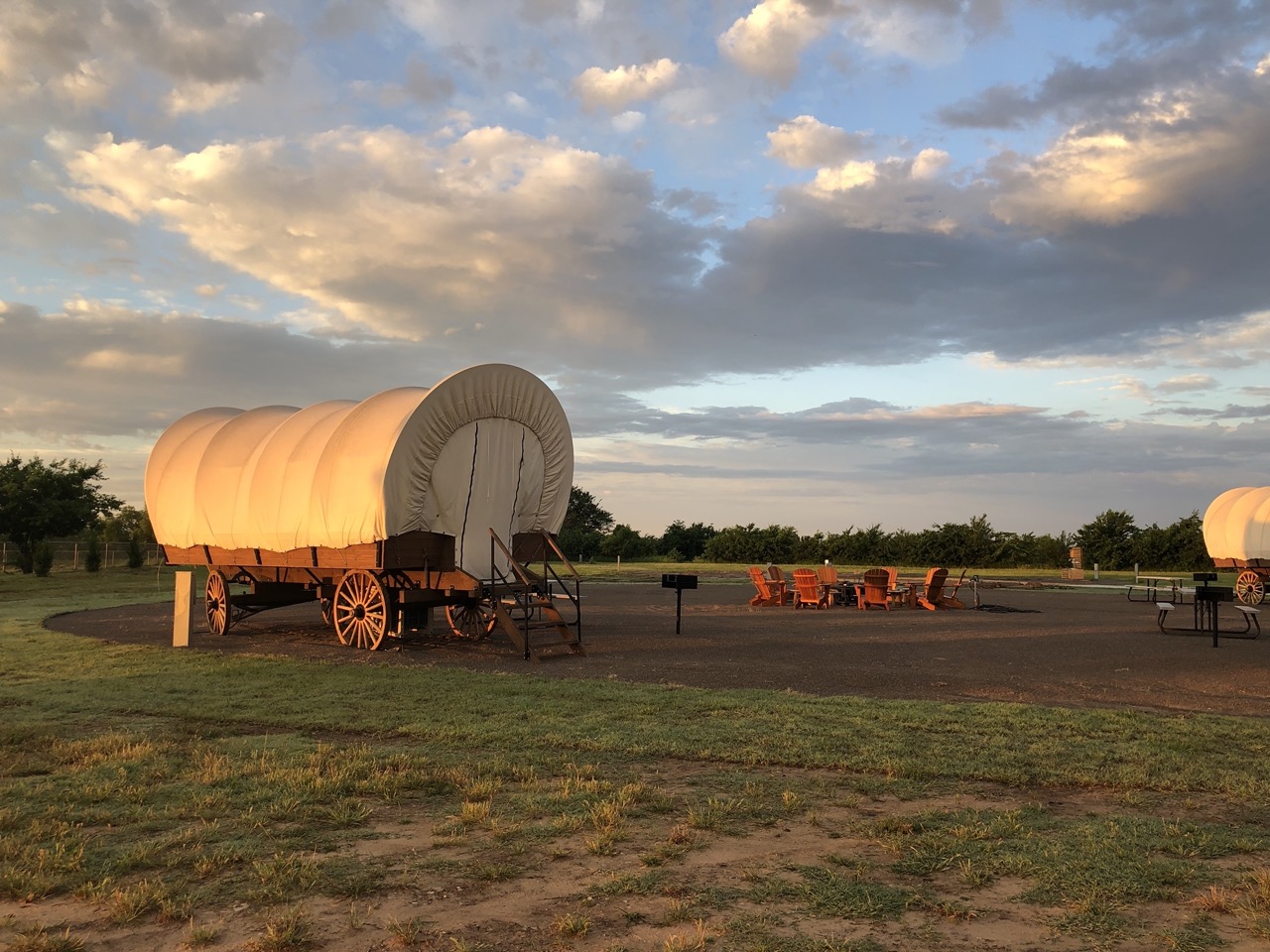 wagons de glamping