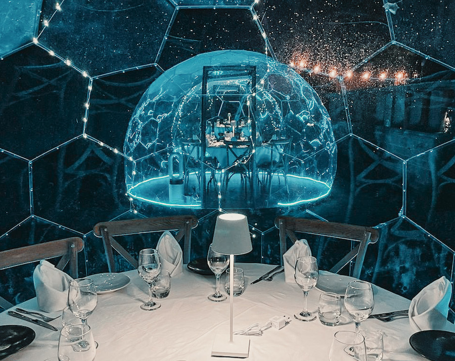 Iglu-Restaurant im Taypark