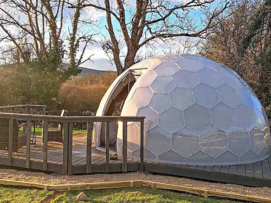 Hypedome Gartenpod in ruhiger und friedlicher Lage