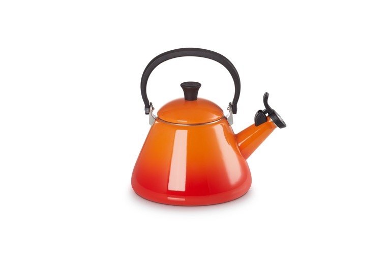 Bouilloire orange Le Creuset