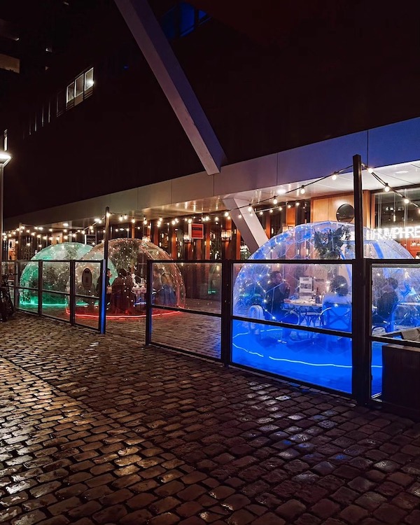 Kuppelerlebnis im Freien in Rotterdam