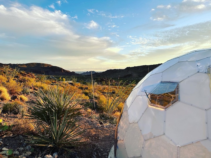 Design translucide du glamping pd