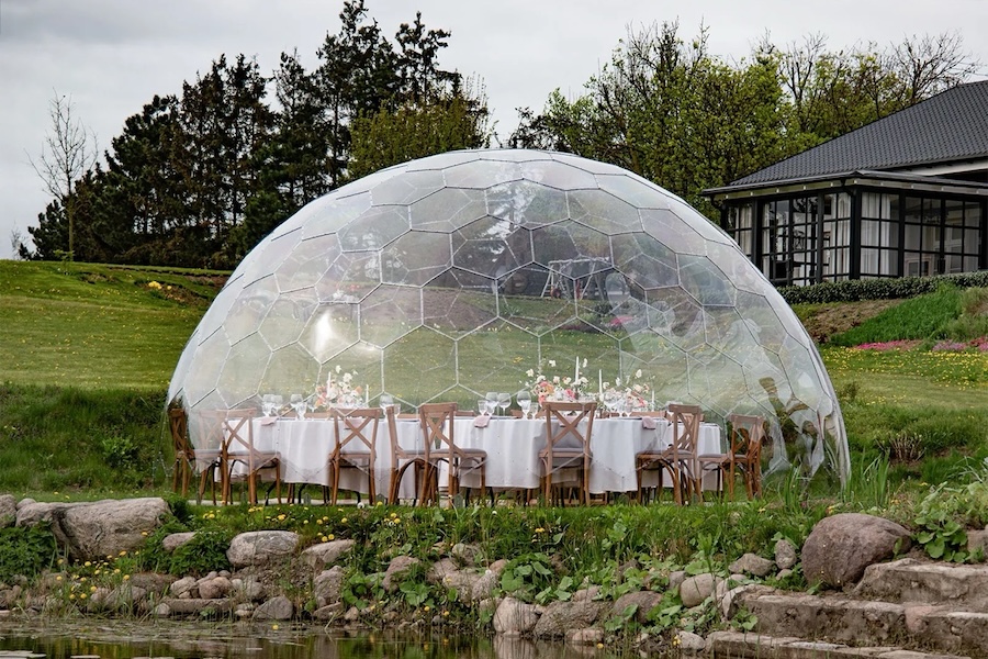 Hypedome L großes Ess-Iglu für Versammlungen und Veranstaltungen