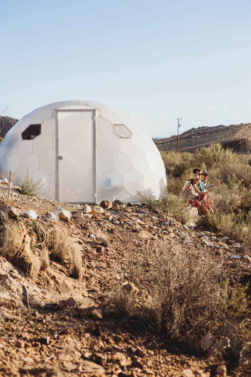 Ein Opal-Hypedome im Weltraum Cowboys Terlingua