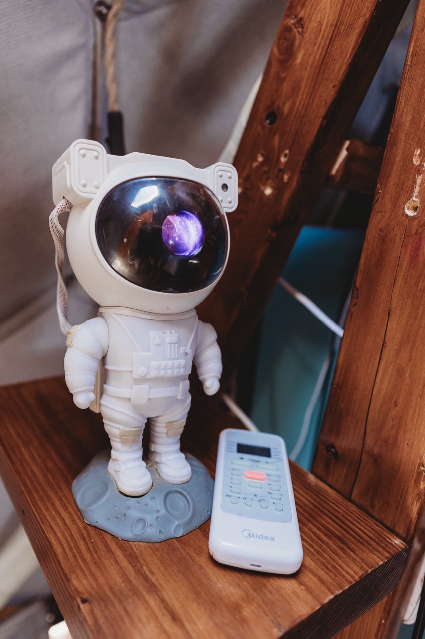 Ein Astronautenprojektor