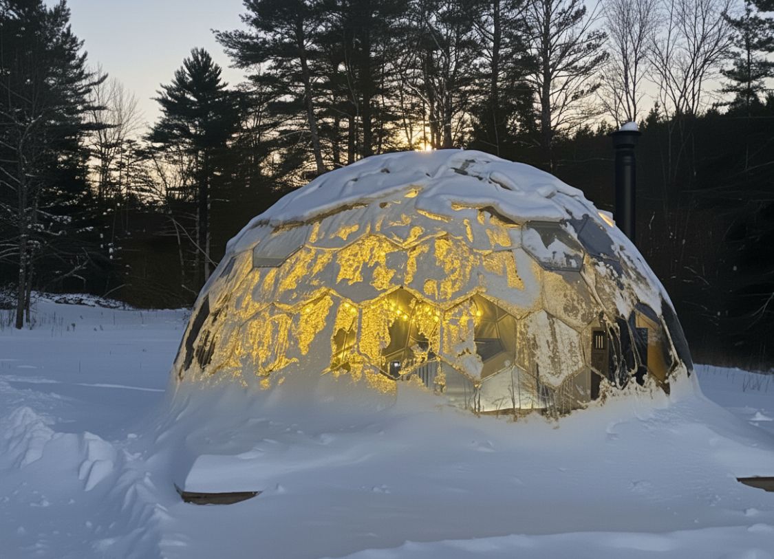 Un Hypédome enneigé