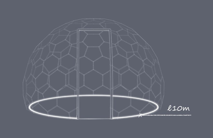 Hypedome S - Umgebungs-LED-Streifen - Länge - Metrisch