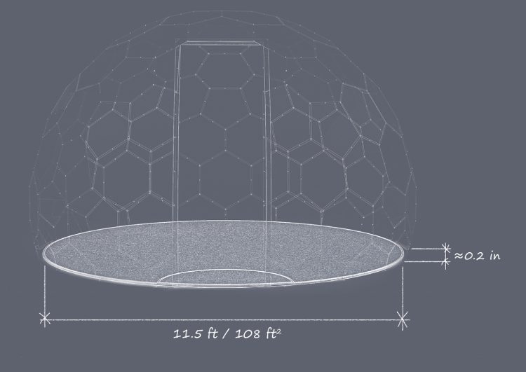 Hypedome S - Teppichboden - Imperial