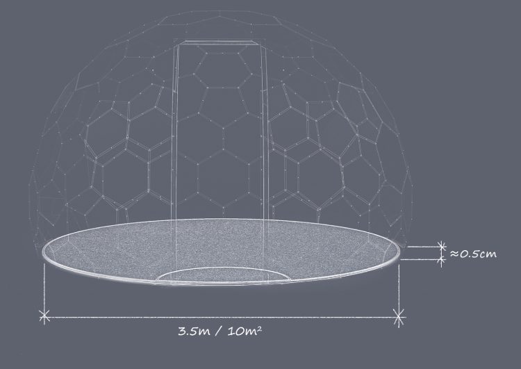 Hypedome S - Teppichboden - Metiric