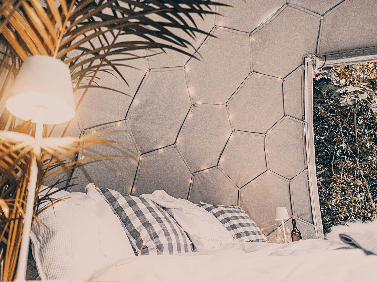 Camera da letto con giardino