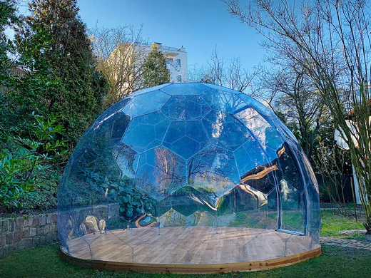 Hypedome empty clear garden pod