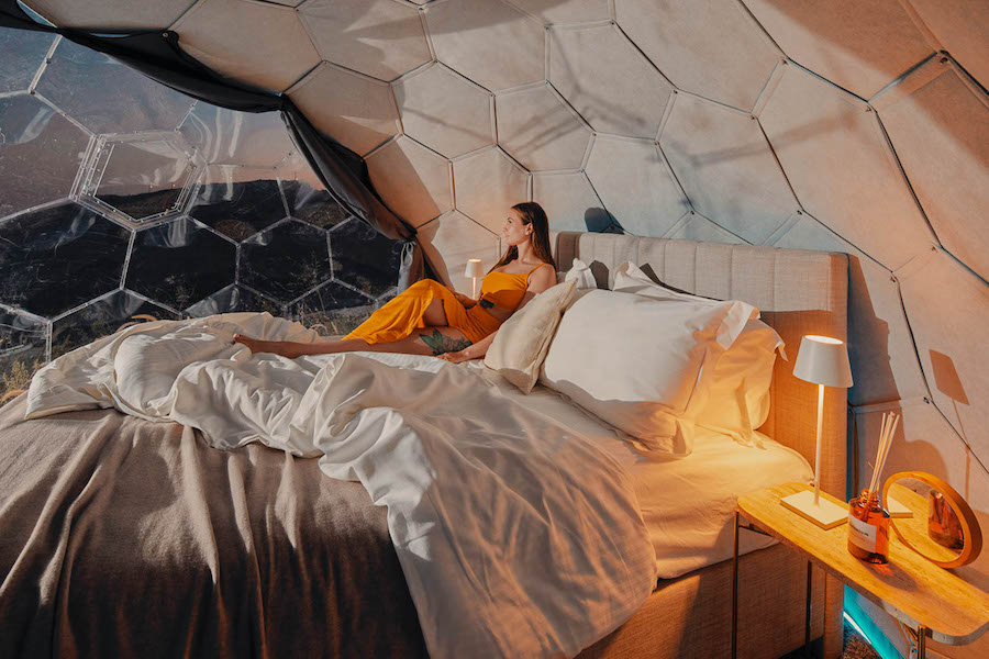 Avviare un'attività di glamping idee per il layout