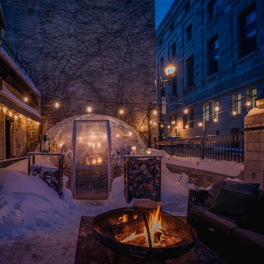 Außengastronomie im Winter