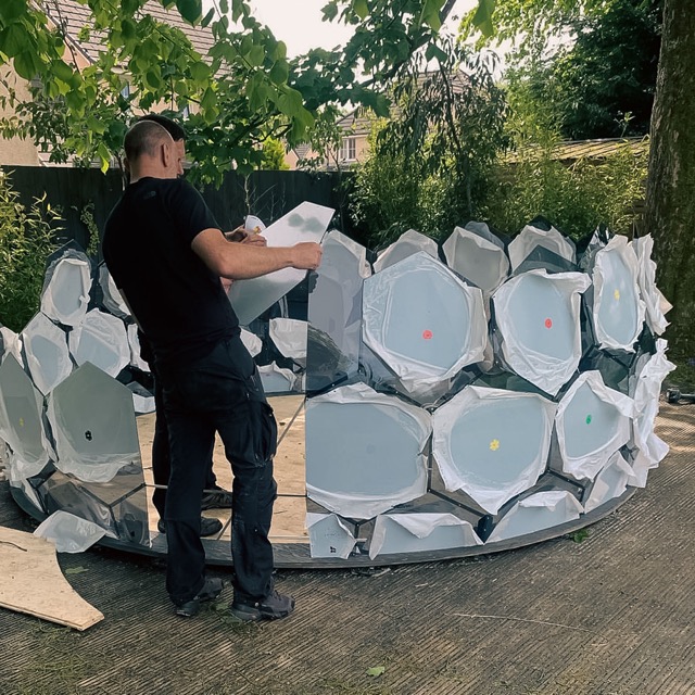Zusammenbau des Outdoor-Pods