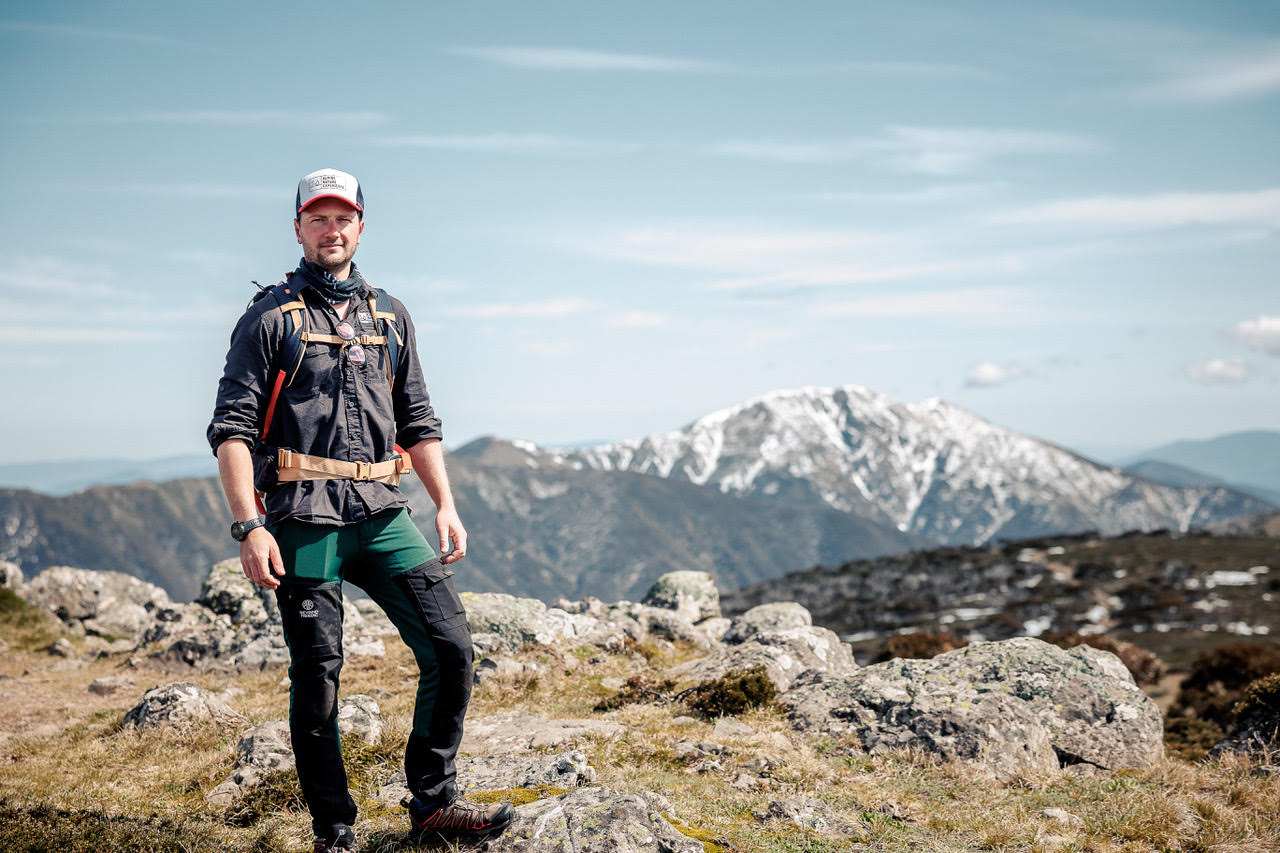 Jean-Francois in den australischen Alpen