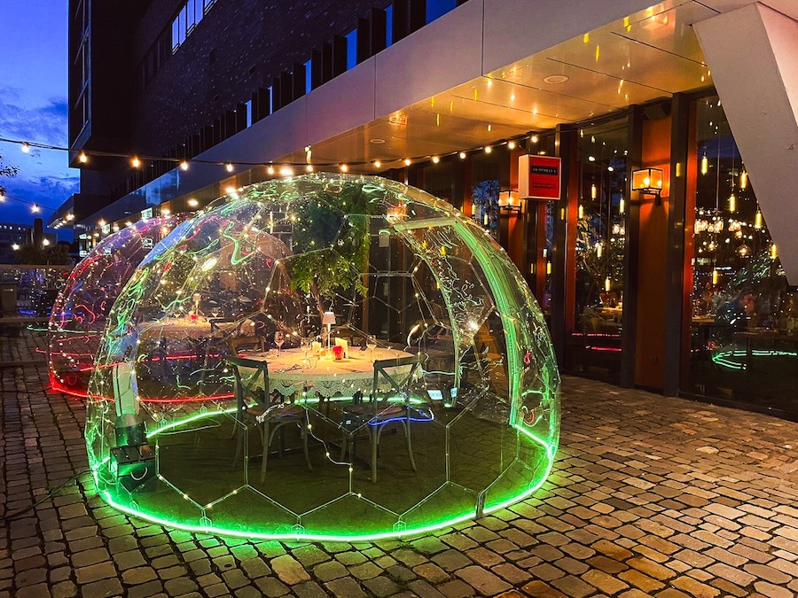 Dining Domes Erlebnis im Humphrey's Rotterdam