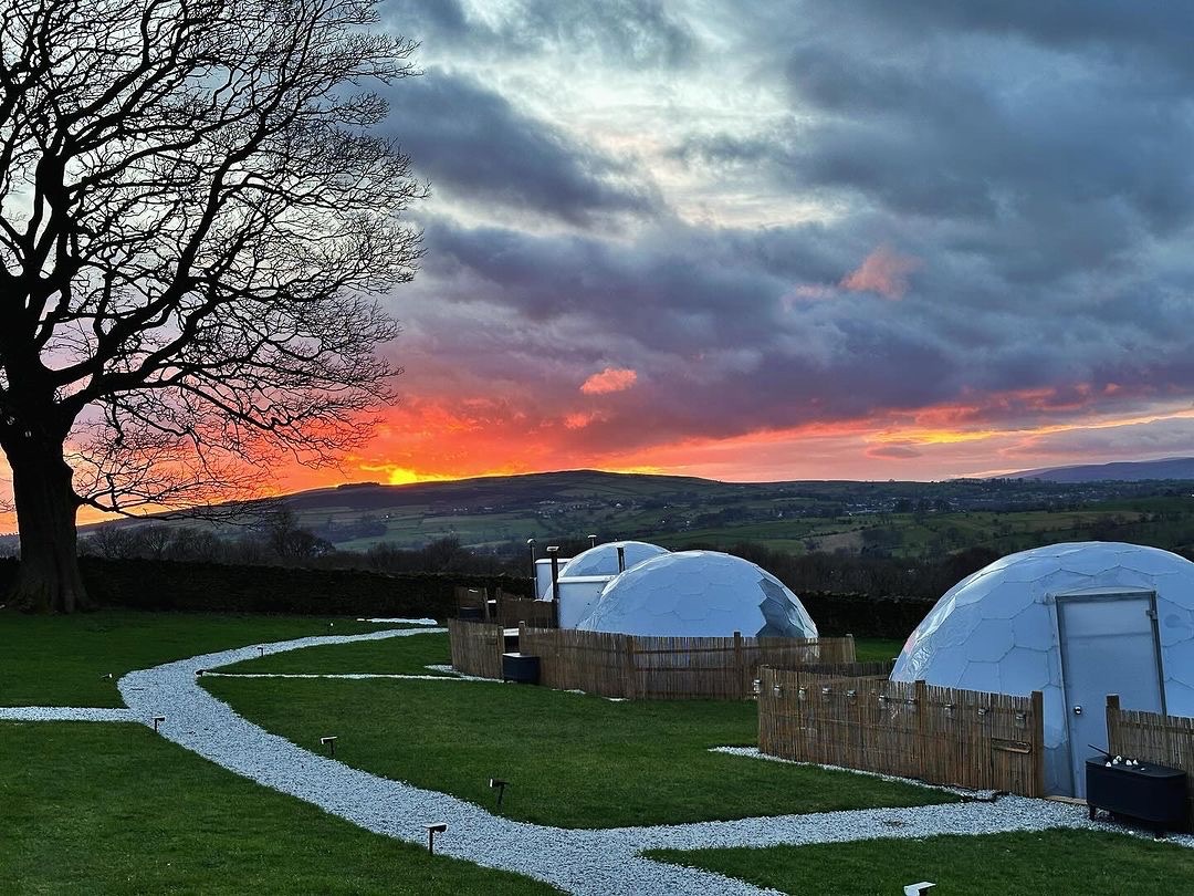 Ciel magnifique au-dessus du Deerstone Glamping