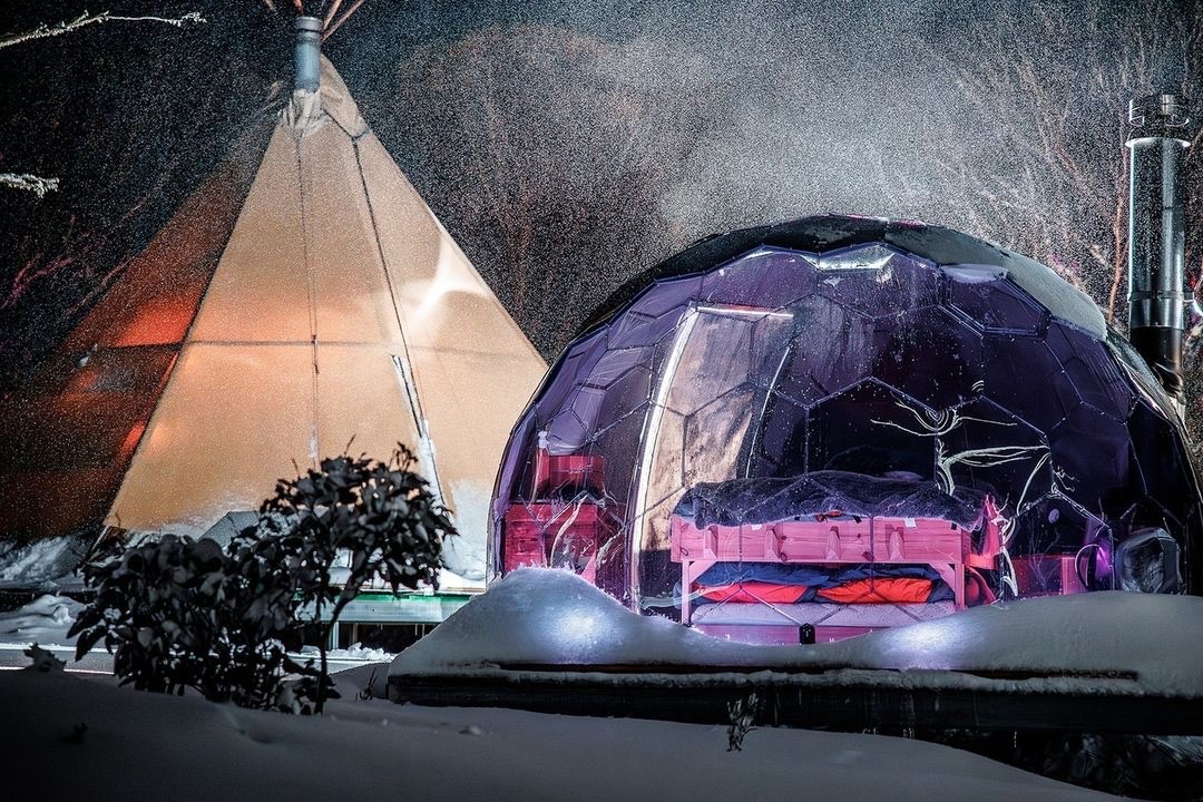 Le glamping en hiver