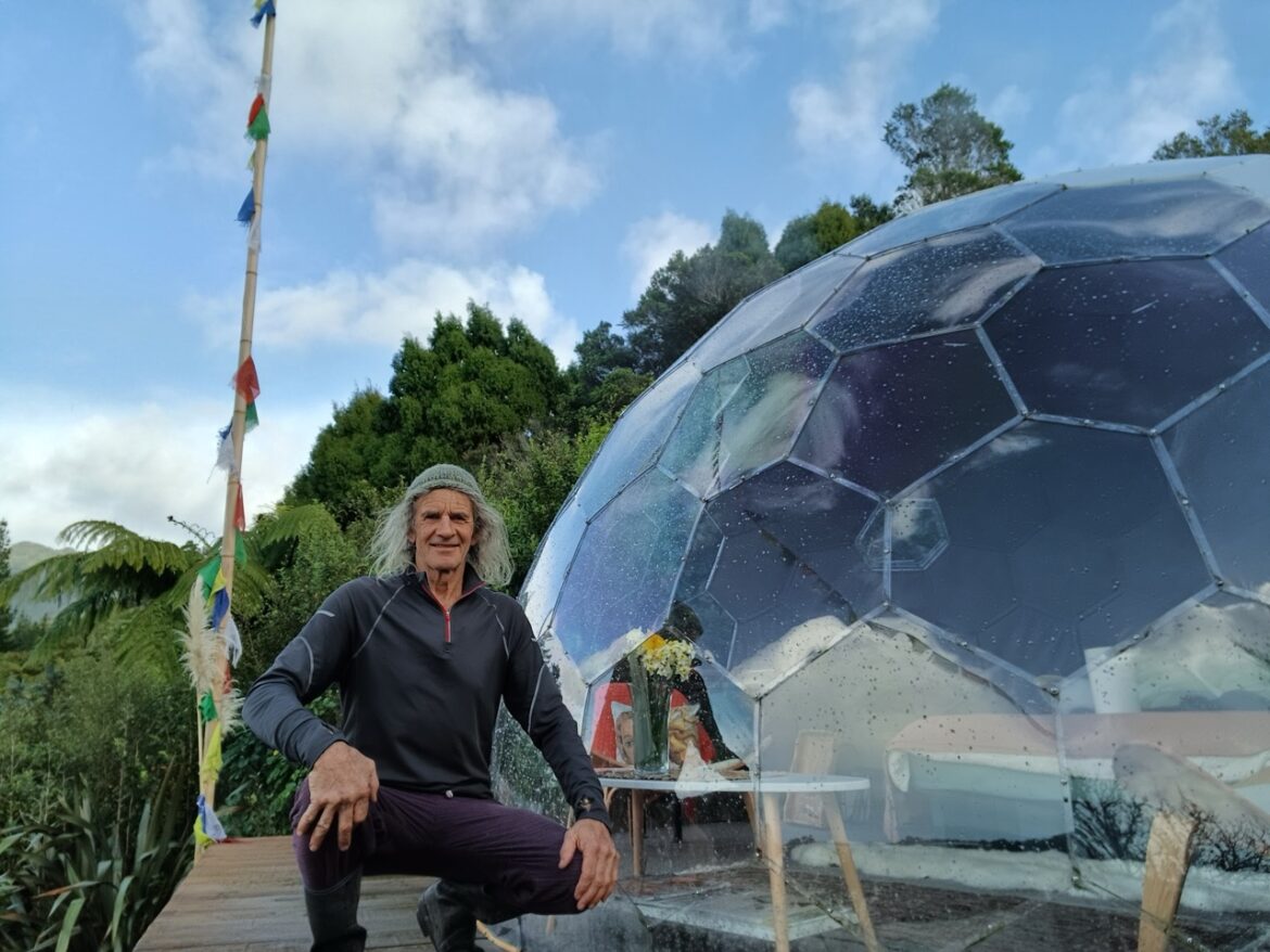 Stephen Tulley, proprietario di Samadhi Hypedome in Nuova Zelanda