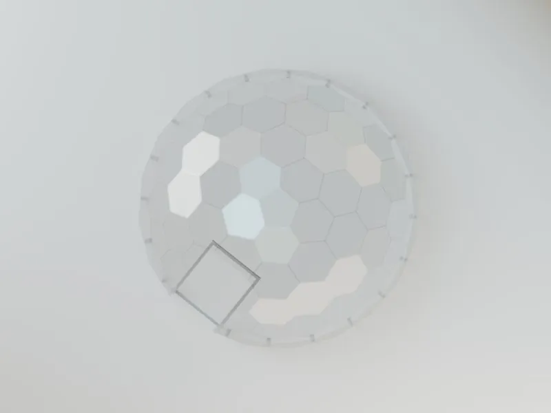 Hypedome - Heavy Duty Anchoring - Steel Feet - Top View