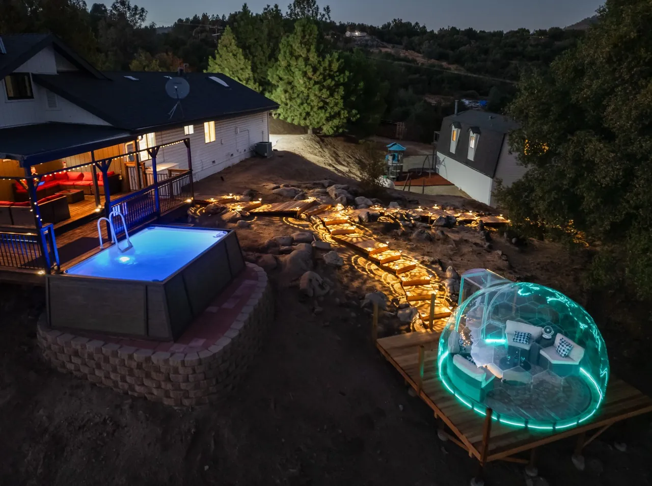 Airbnb with a dome